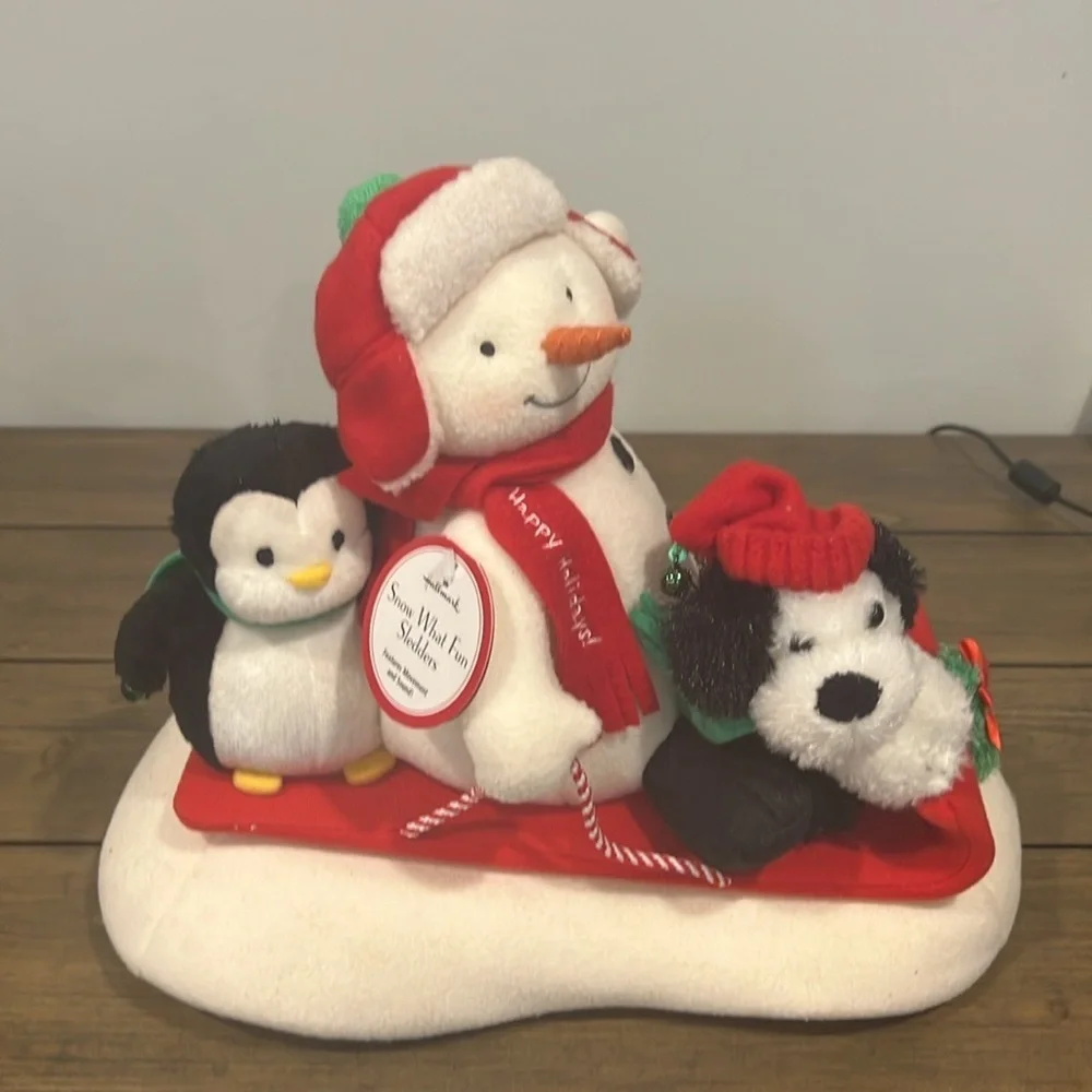 Hallmark snow what fun sledders 2007 jingle pals animated musical plush